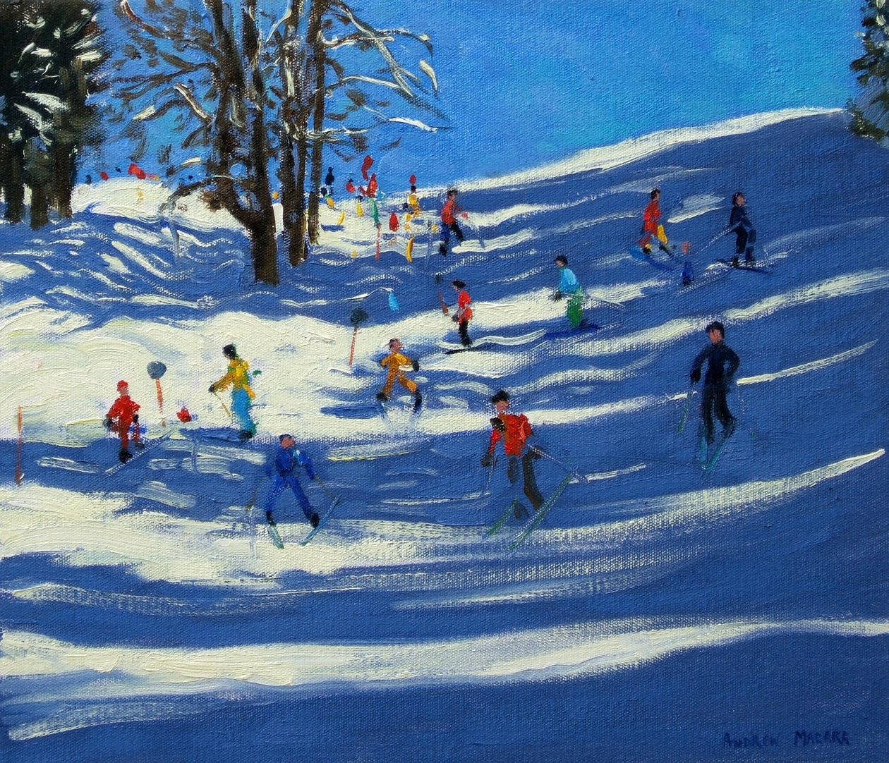 Sombras azuis, morzine de Andrew Macara