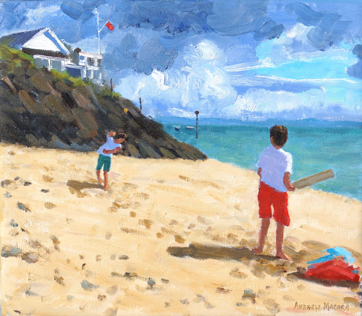 Boliche e rebatidas, Abersoch, 2015, de Andrew Macara