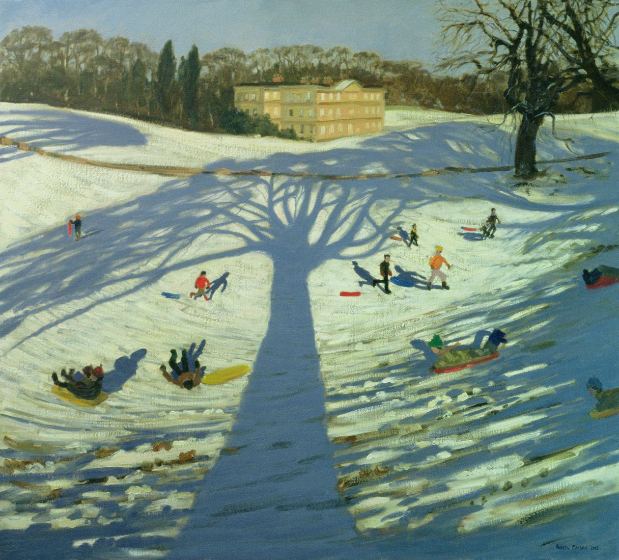 Calke Abbey House, Inverno de 2002 de Andrew Macara