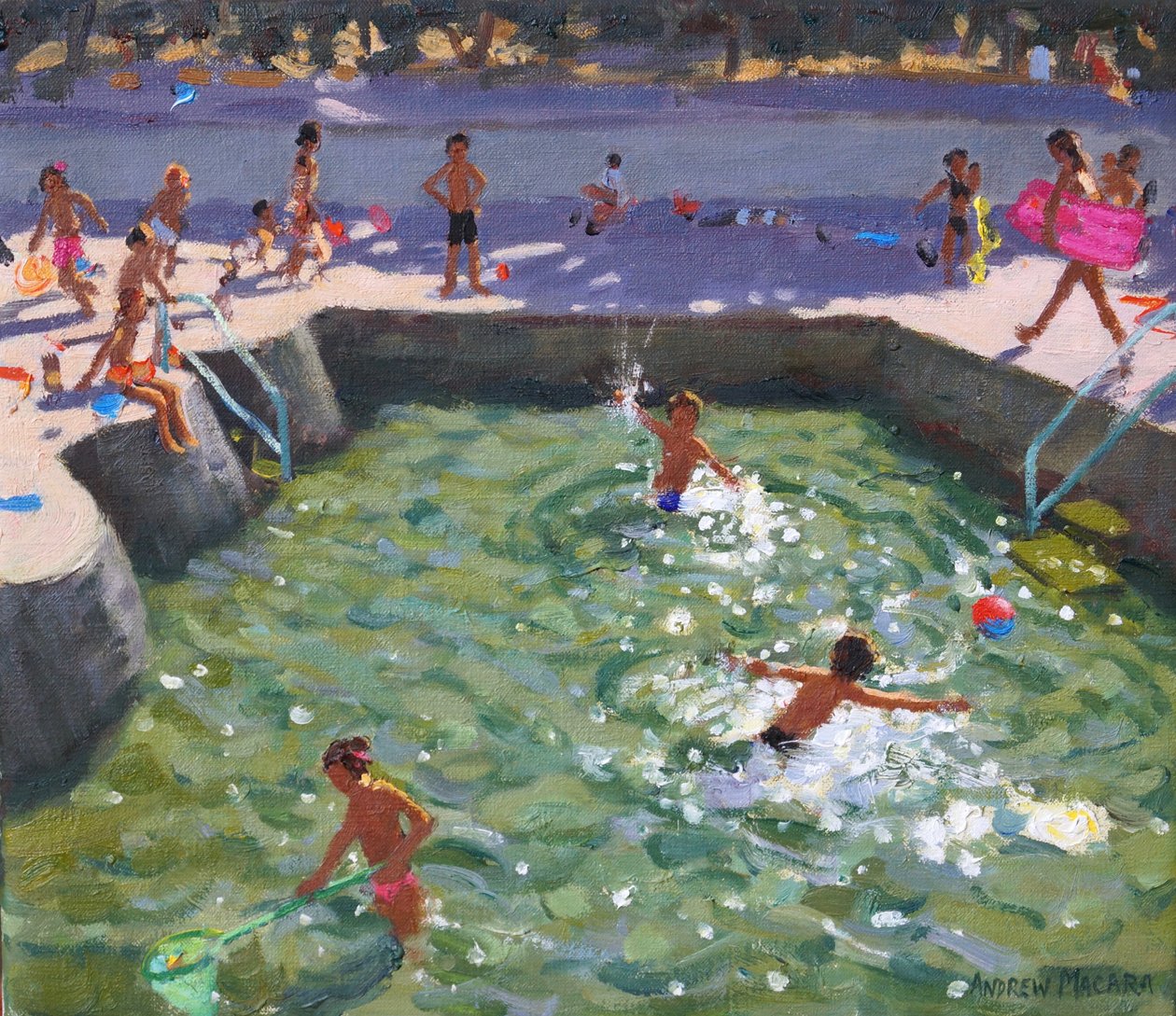 Piscina para crianças, Vrsar, Croácia, 2017, de Andrew Macara