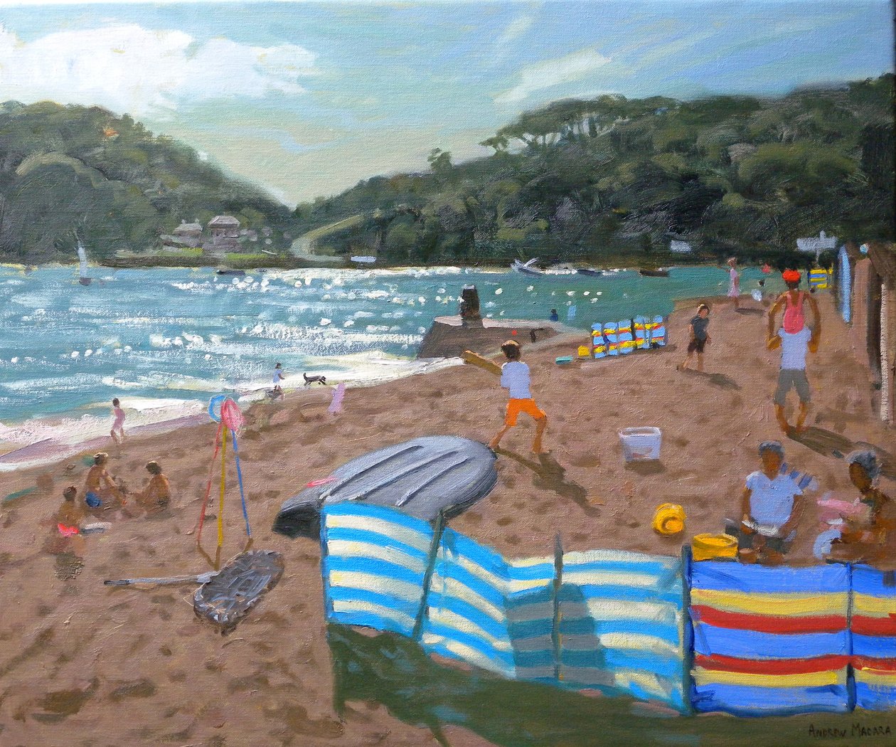 Críquete, 2010 (óleo sobre tela) de Andrew Macara
