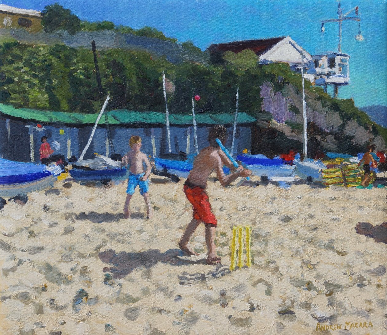 Cricket, e cotos amarelos, Abersoch de Andrew Macara