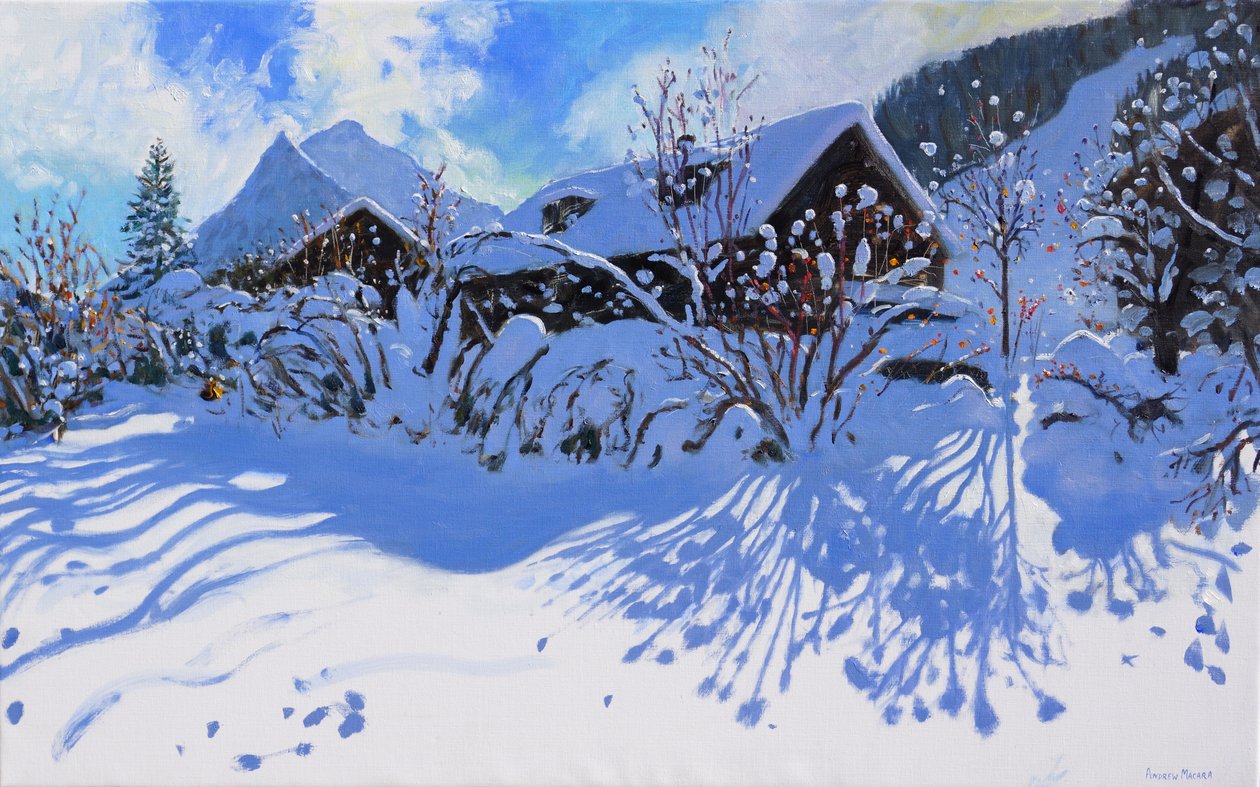 Neve fresca, Morzine Village, 2015, de Andrew Macara