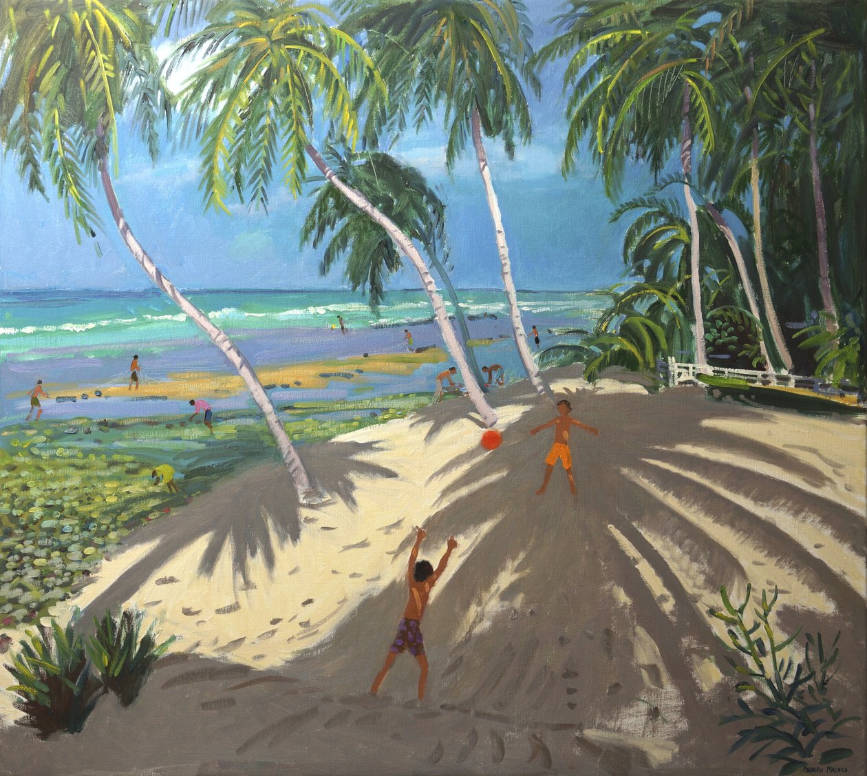 Palmeiras, praia Clovelly, Barbados, 2013, de Andrew Macara