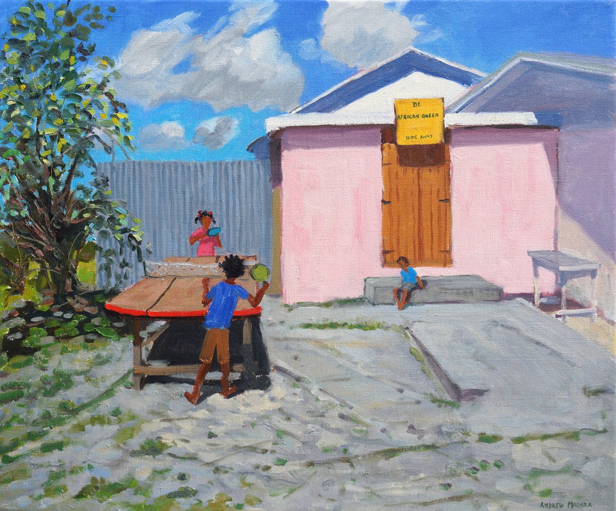 Ping Pong, De Africano Queen Hideaway, Barbados.2012, de Andrew Macara