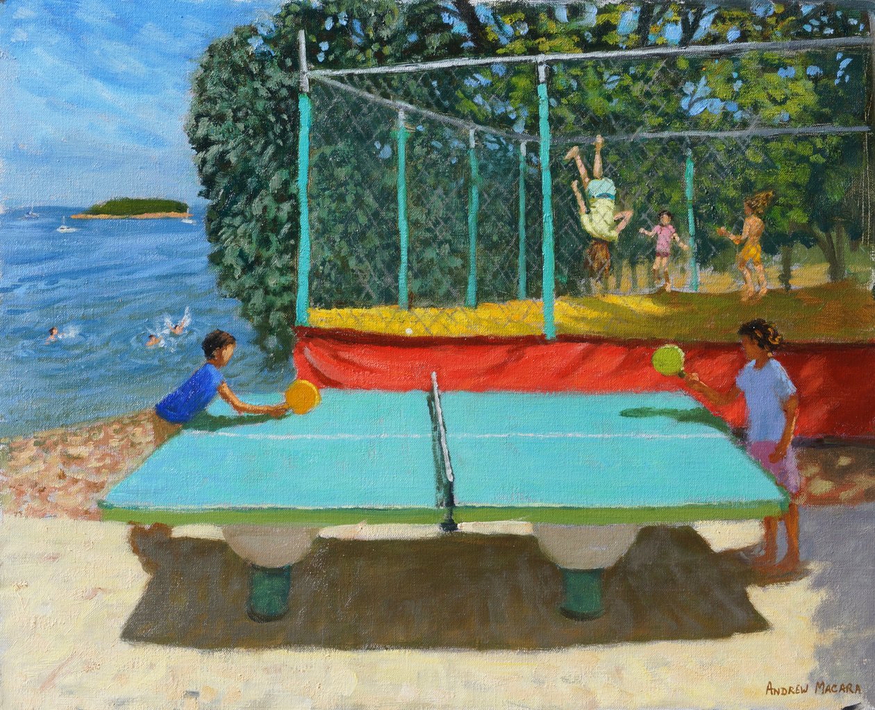 Ping Pong, Vrsar, Croácia, 2022 de Andrew Macara