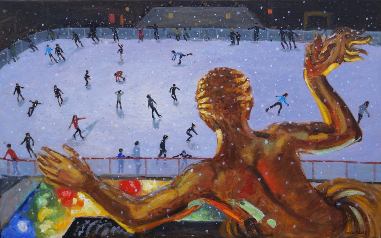 Prometheus, Rockefeller Ice Rink, Nova Iorque. 2018 de Andrew Macara