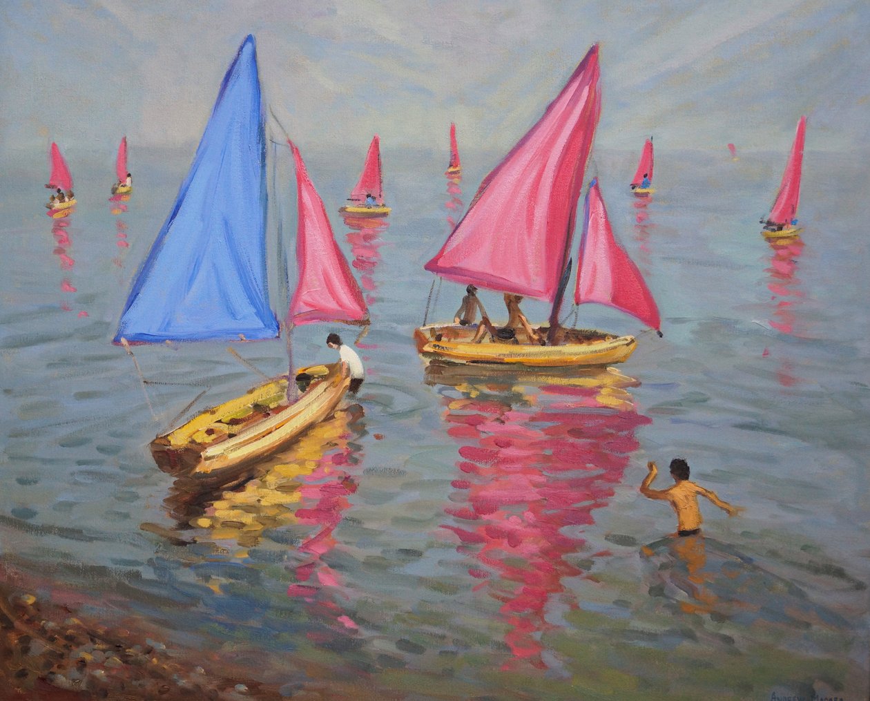 Escola de vela, Bognor Regis, 2012, de Andrew Macara