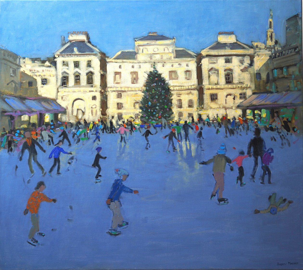 Patinadores, Somerset House, 2012 de Andrew Macara