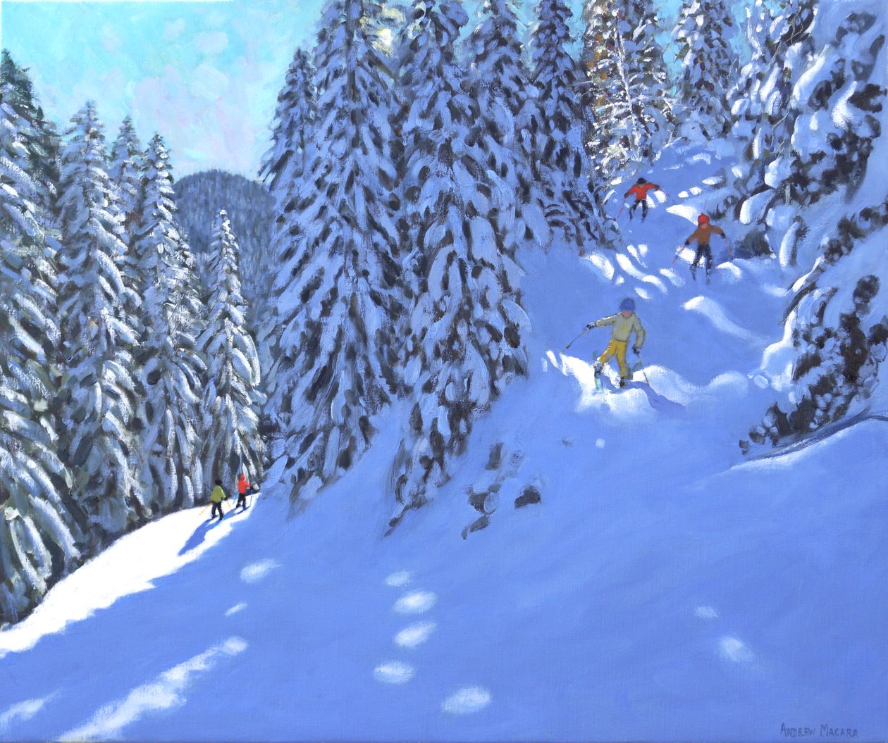 Ski Francais,Morzine, 2020 de Andrew Macara
