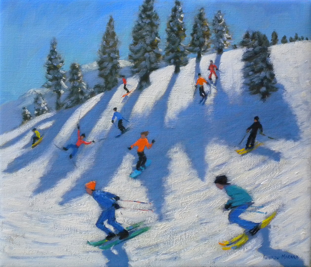 Esquiadores, Lofer, 2010 de Andrew Macara