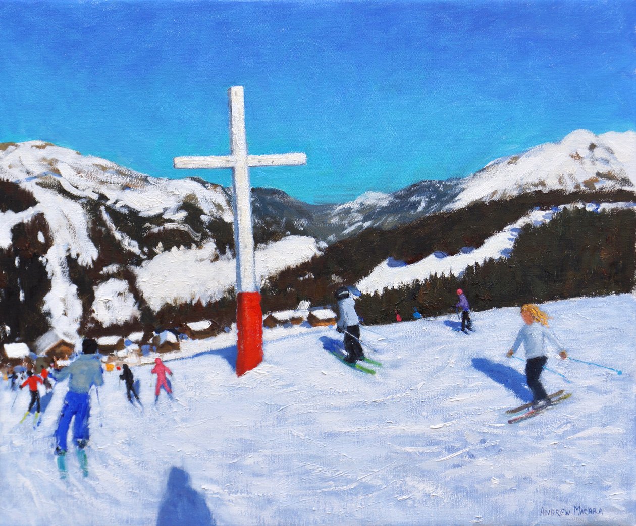 A Cruz, Morzine, França, 2017 de Andrew Macara