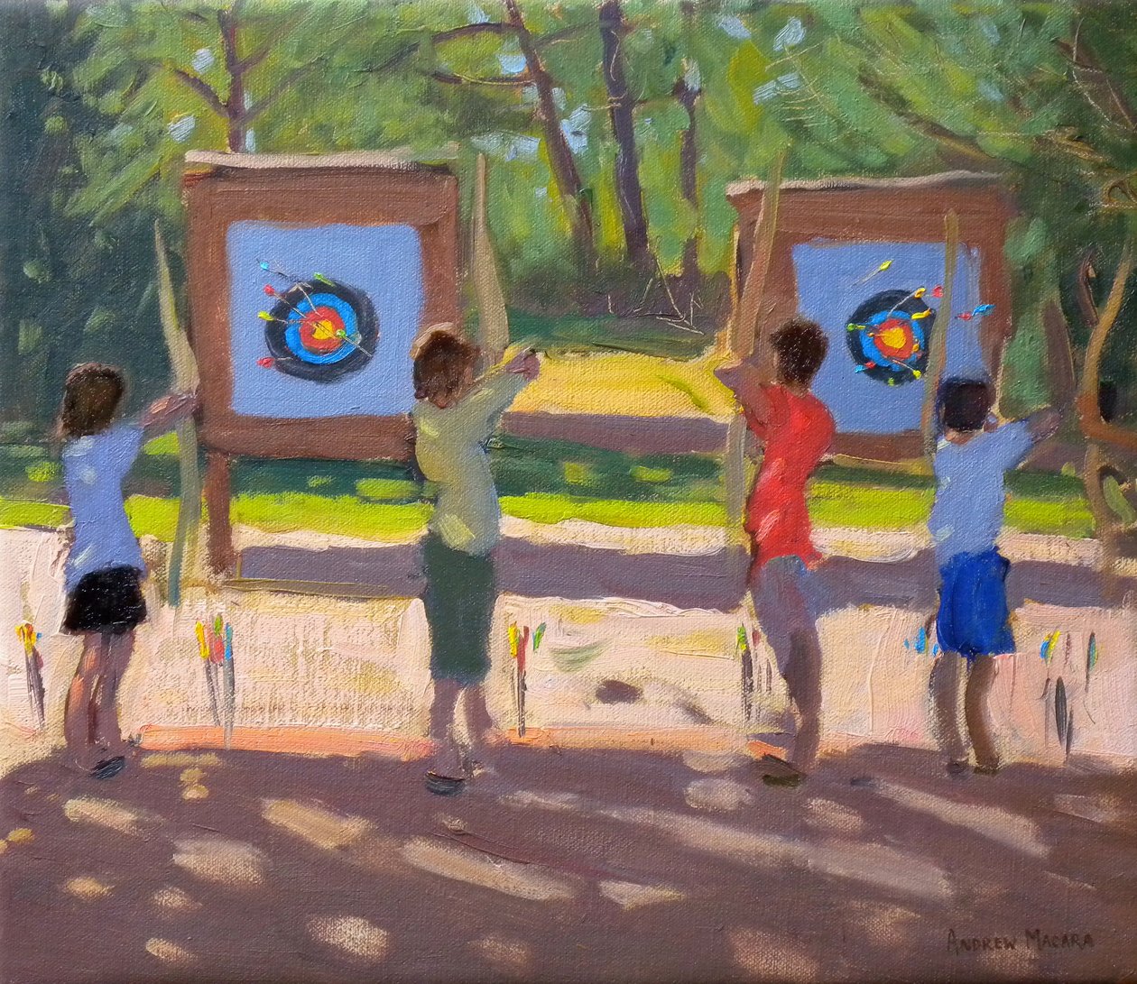 Jovens arqueiros, 2012 de Andrew Macara