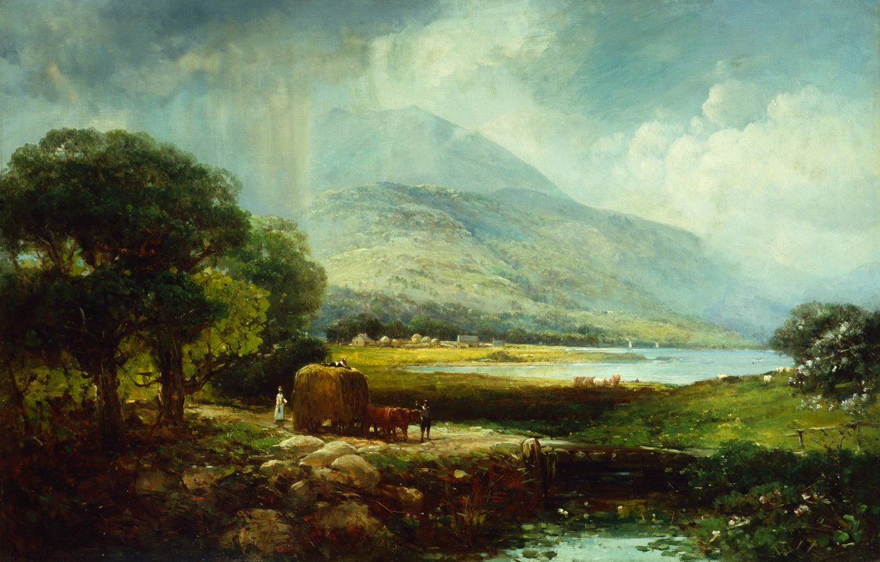 Monte Ascutney, Vermont (óleo sobre tela) de Andrew Melrose