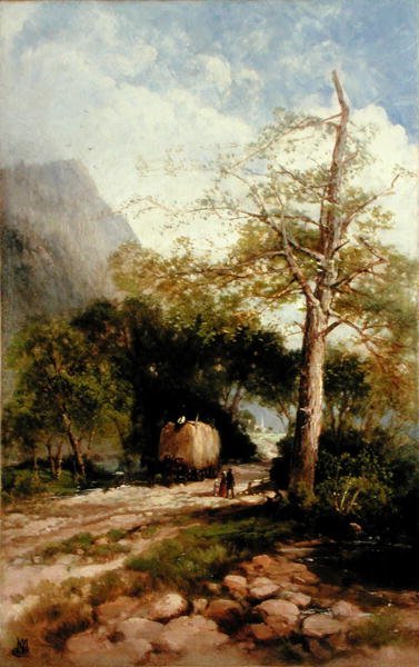 Verão no Lehigh Valley, Pennsylvania (óleo sobre tela) de Andrew Melrose