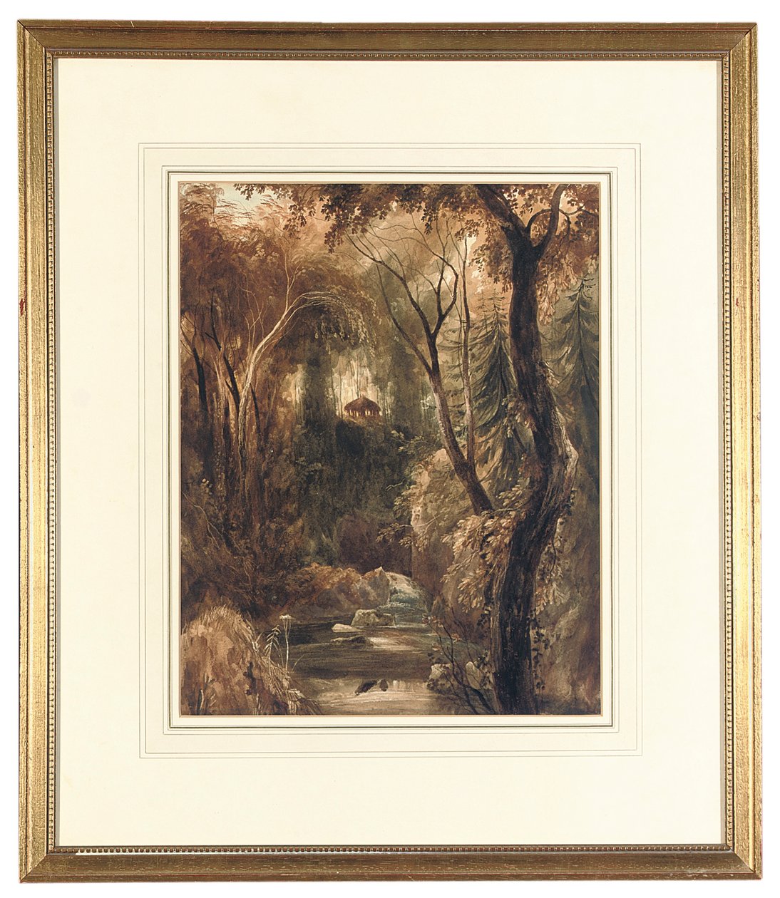 Collin "s Glen, perto de Belfast, Co. Antrim, década de 1830 de Andrew Nicholl