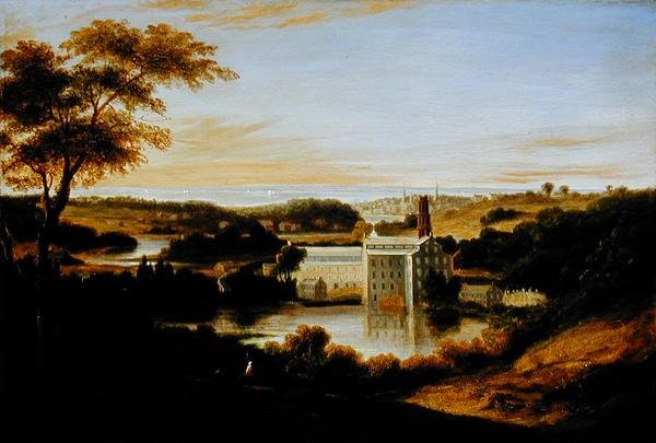 Vista perto de Bridgeport, Connecticut (óleo sobre tela) de Andrew Richardson