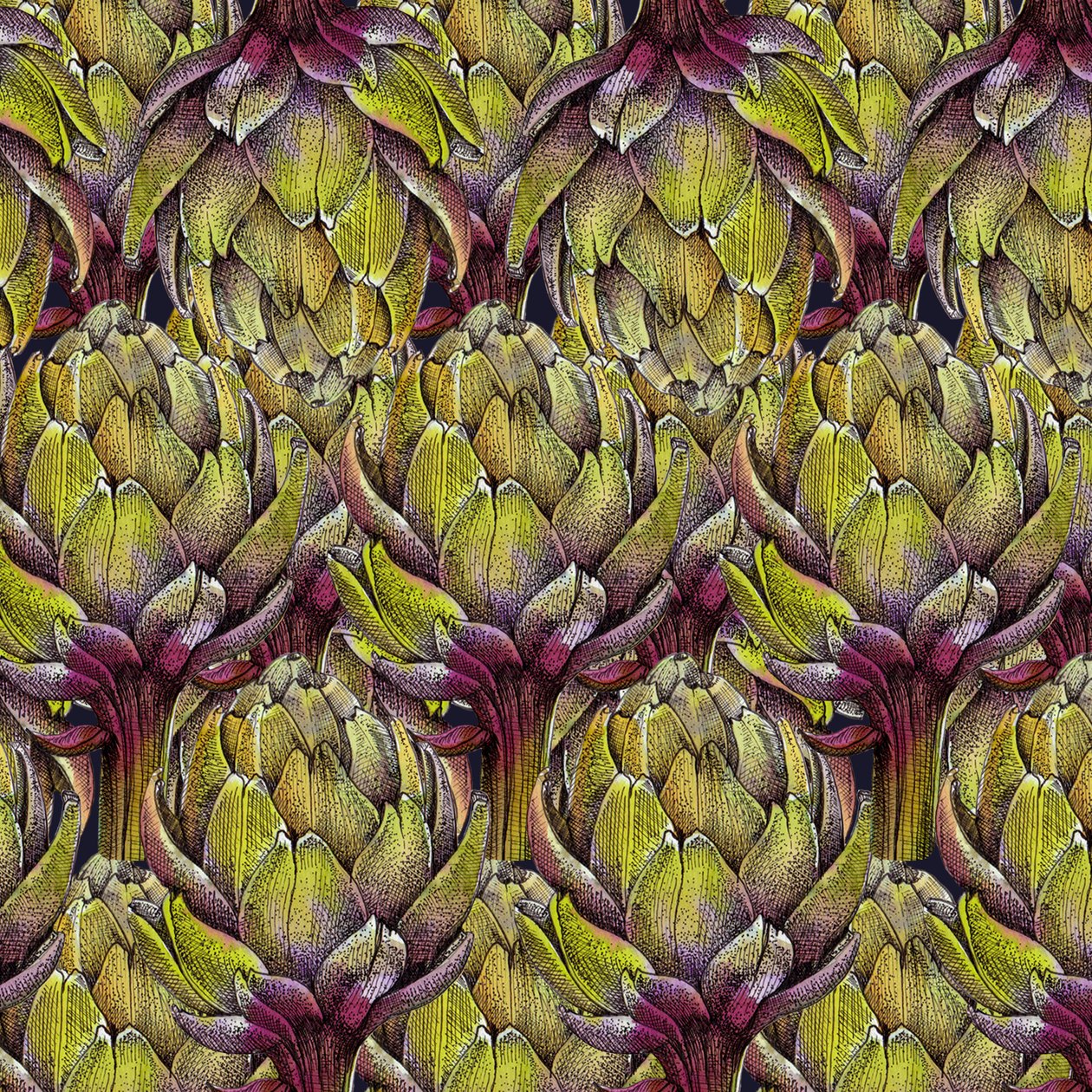 Cabeças de alcachofra, 2018 de Andrew Watson