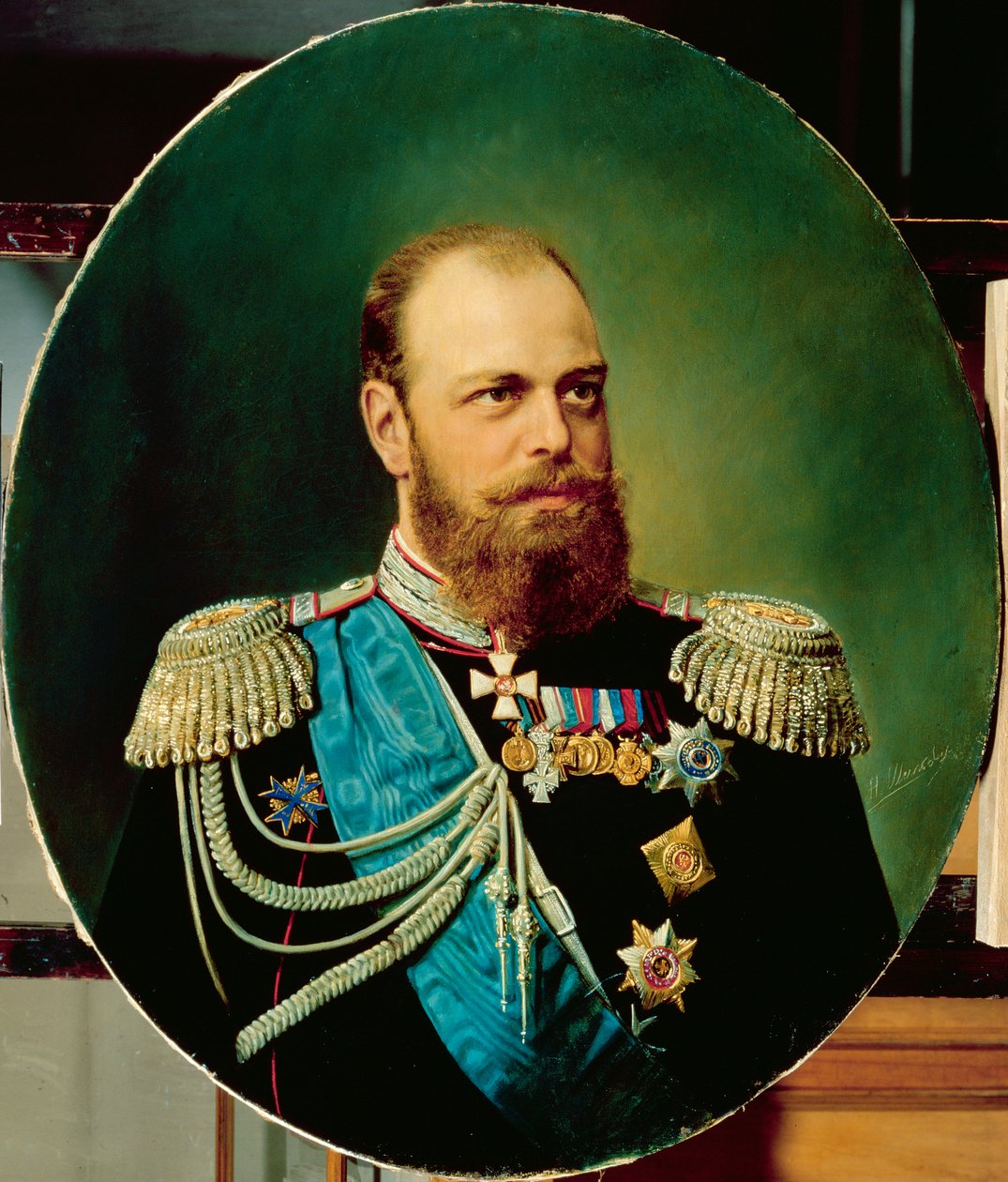 Imperador Alexandre III (1845-94) de Andrey Nikolayevich Shilder