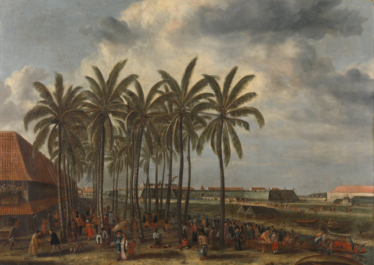 O castelo da batavia de Andries Beeckman