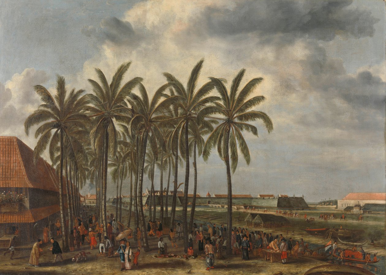 O Castelo de Batávia
O Castelo de Batávia, visto de Kali Besar West de Andries Beeckman