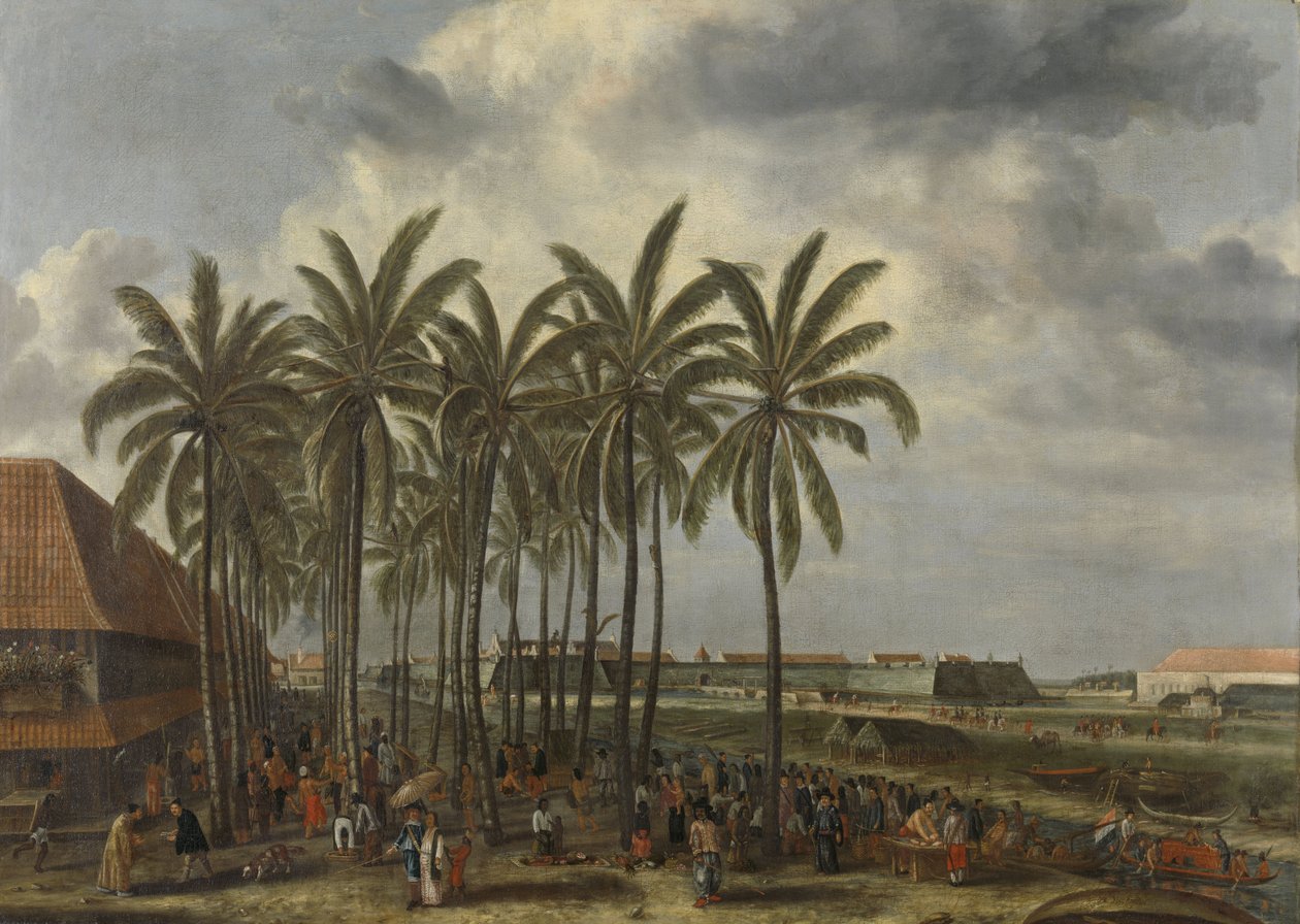 O Castelo da Batávia, 1661 de Andries Beeckman