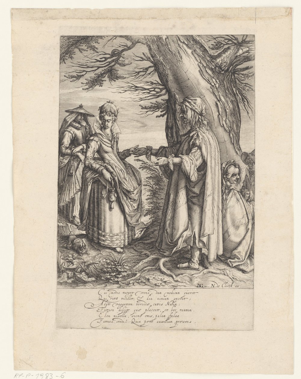 O cartomante de Andries Jacobsz. Stock (possibly)