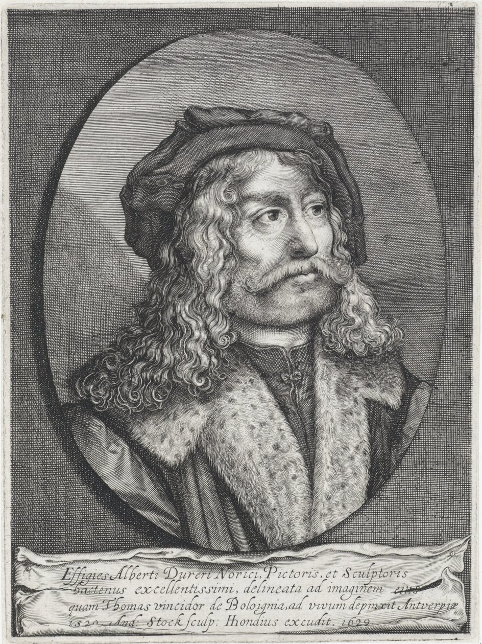 Retrato de Albrecht Dürer de Andries Jacobsz. Stock