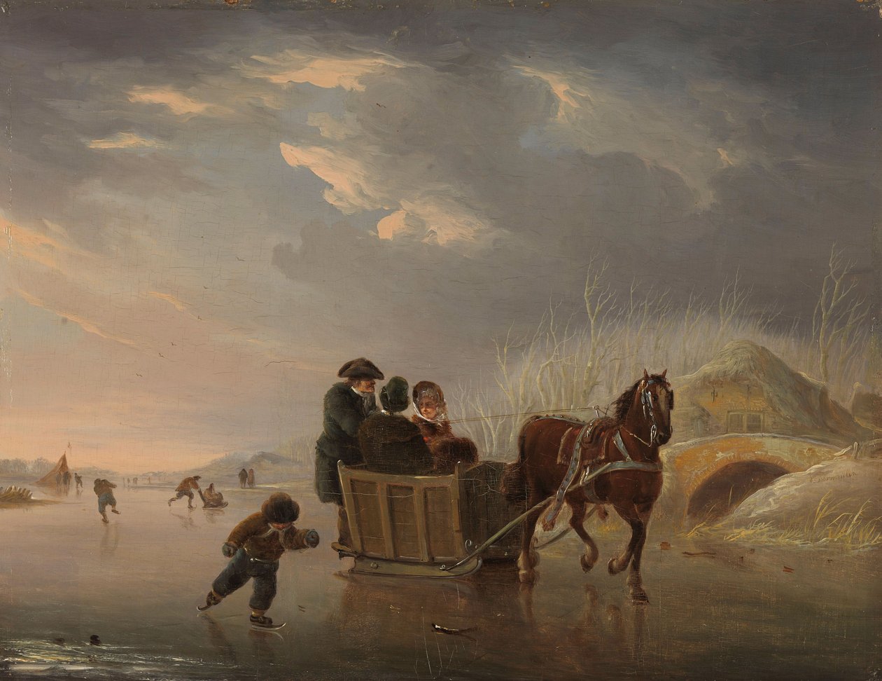Cena de inverno de Andries Vermeulen