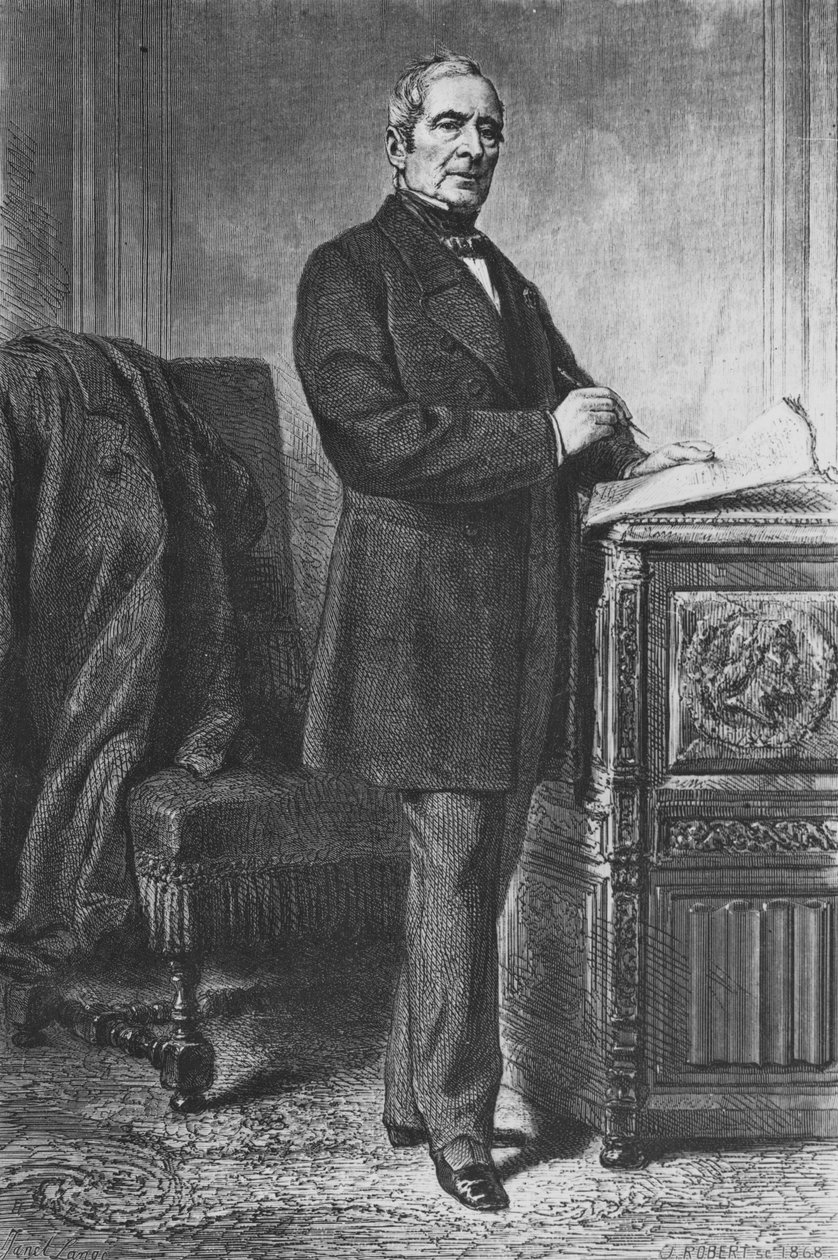 Alphonse de Lamartine de Ange Louis Janet