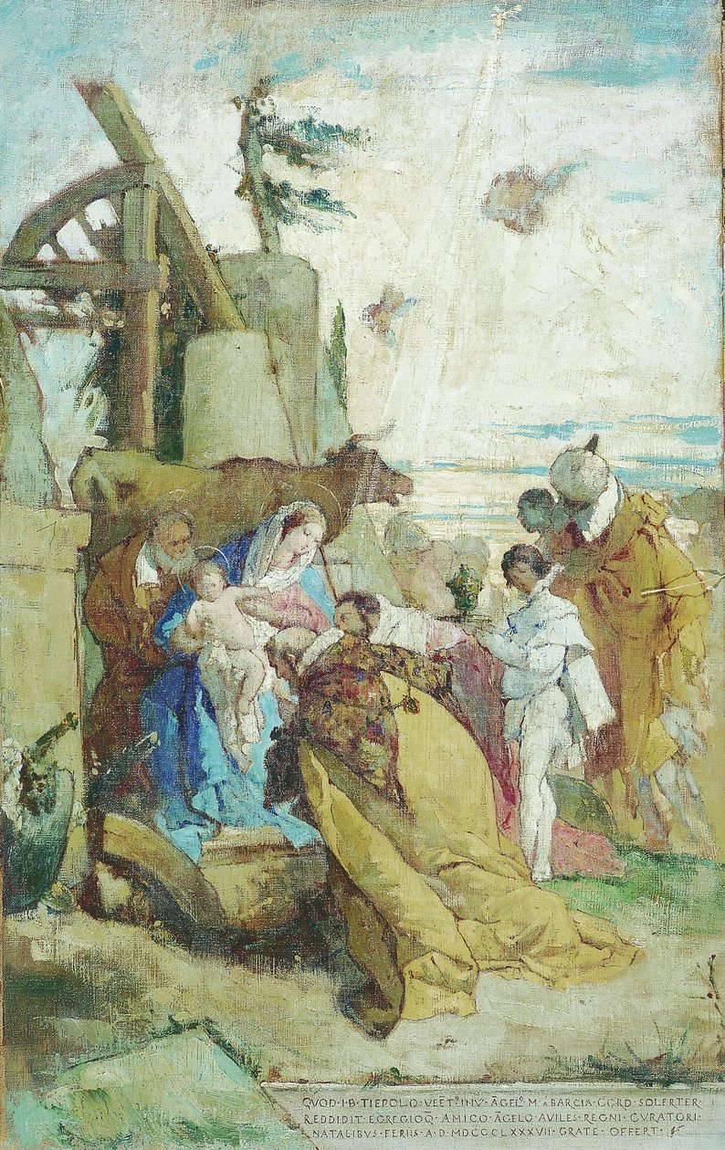 A Adoração dos Magos por Tiepolo de Angel Maria Barcia de Pavon