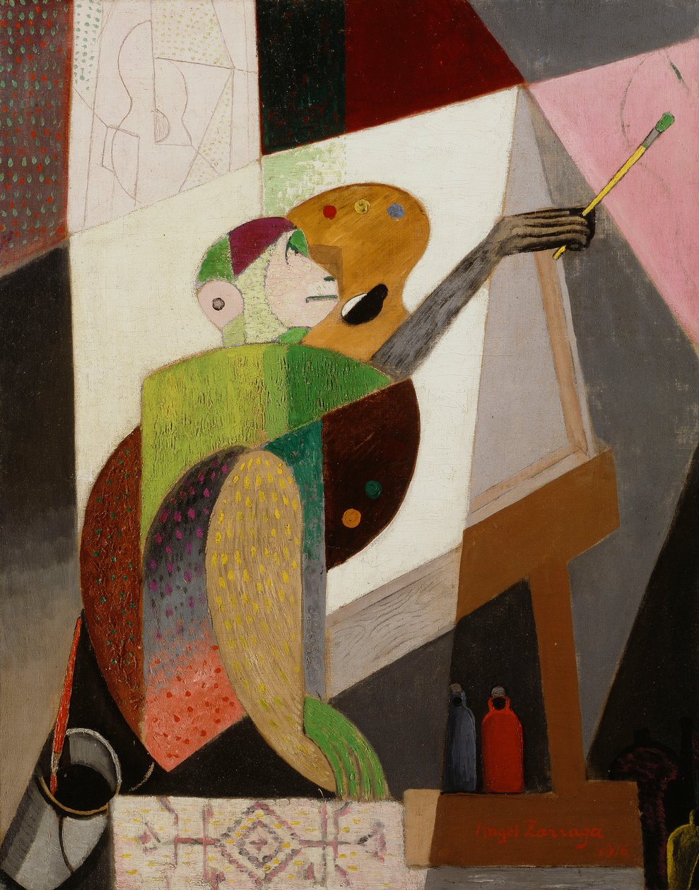 The Monkeys No. 2 (Pintor Macaco) de Ángel Zárraga