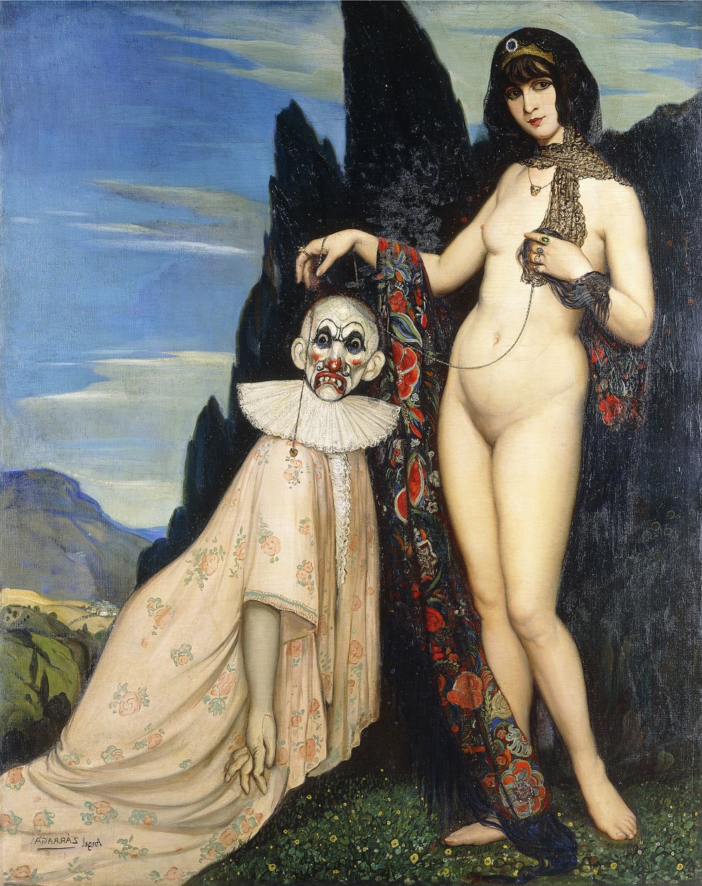 O Fantoche; Le Pantin de Ángel Zárraga