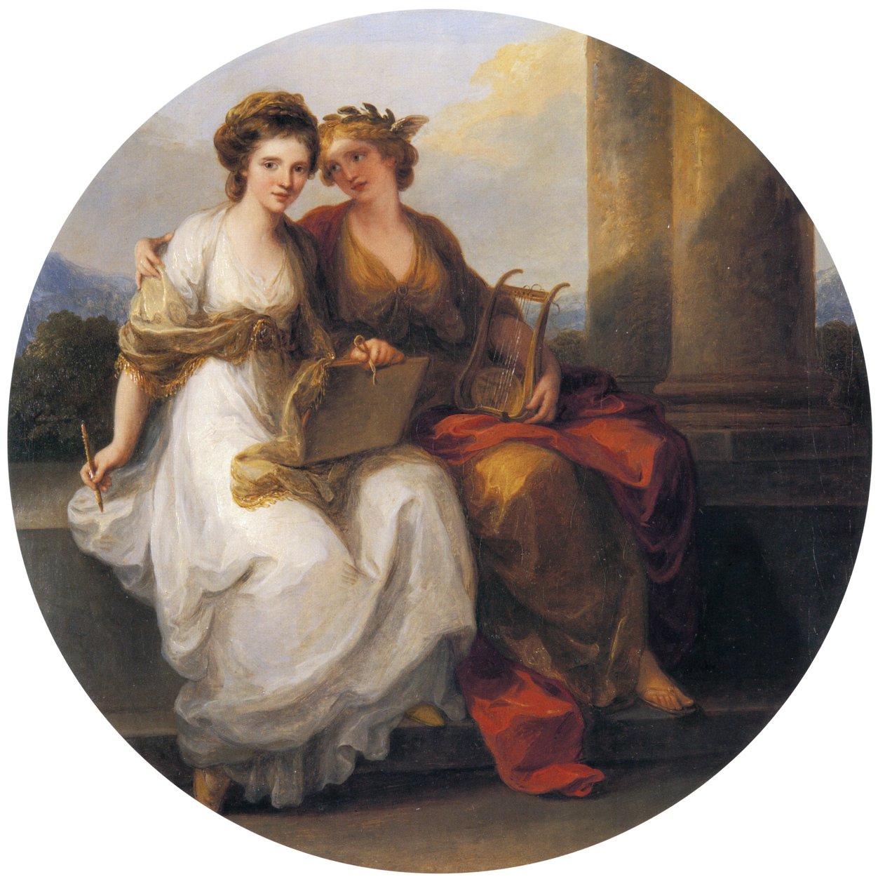 Para George Bowles Esq. Patrimônio, Kenwood. de Angelica Kauffmann