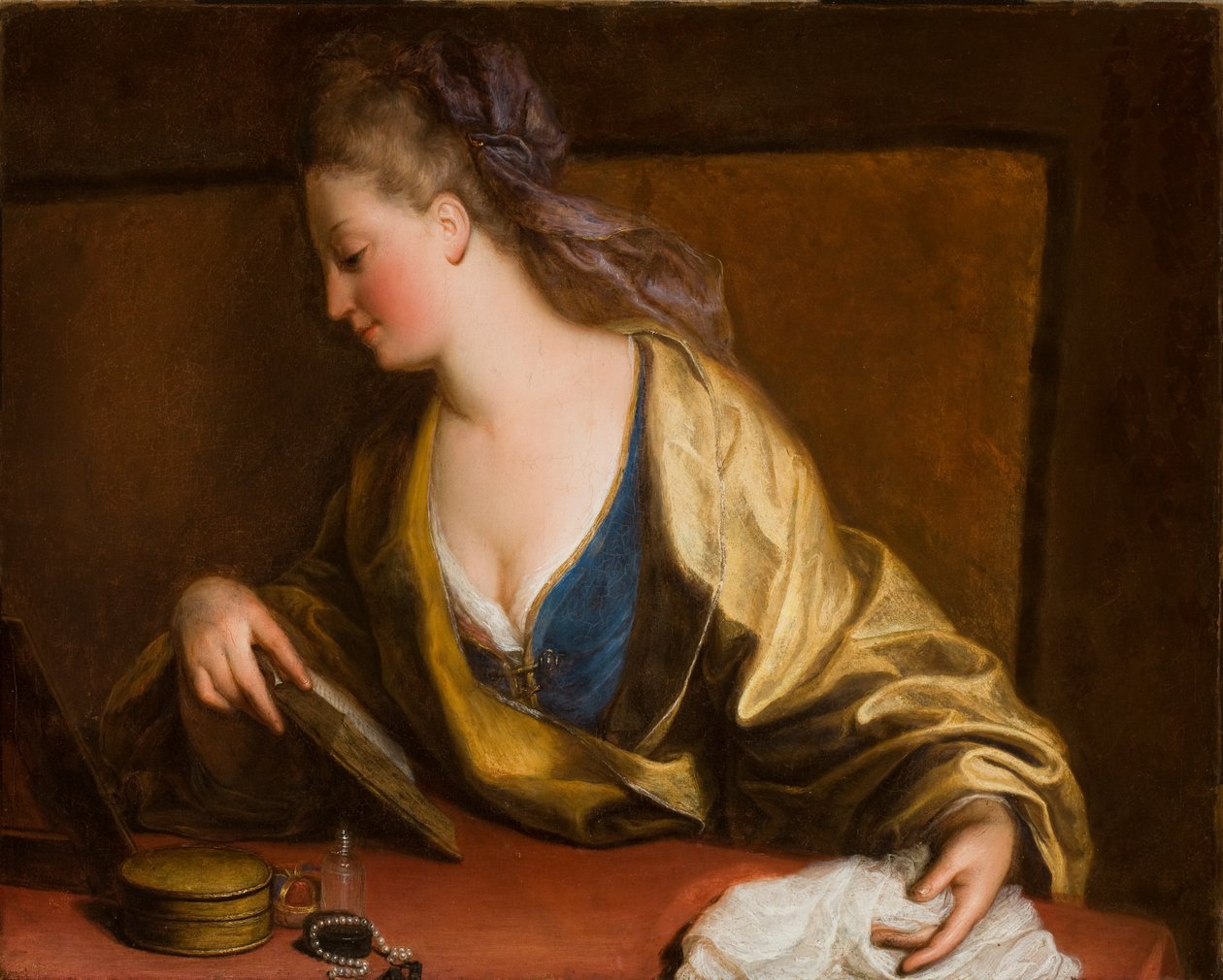 Retrato da Sra. Siddons de Angelica Kauffmann