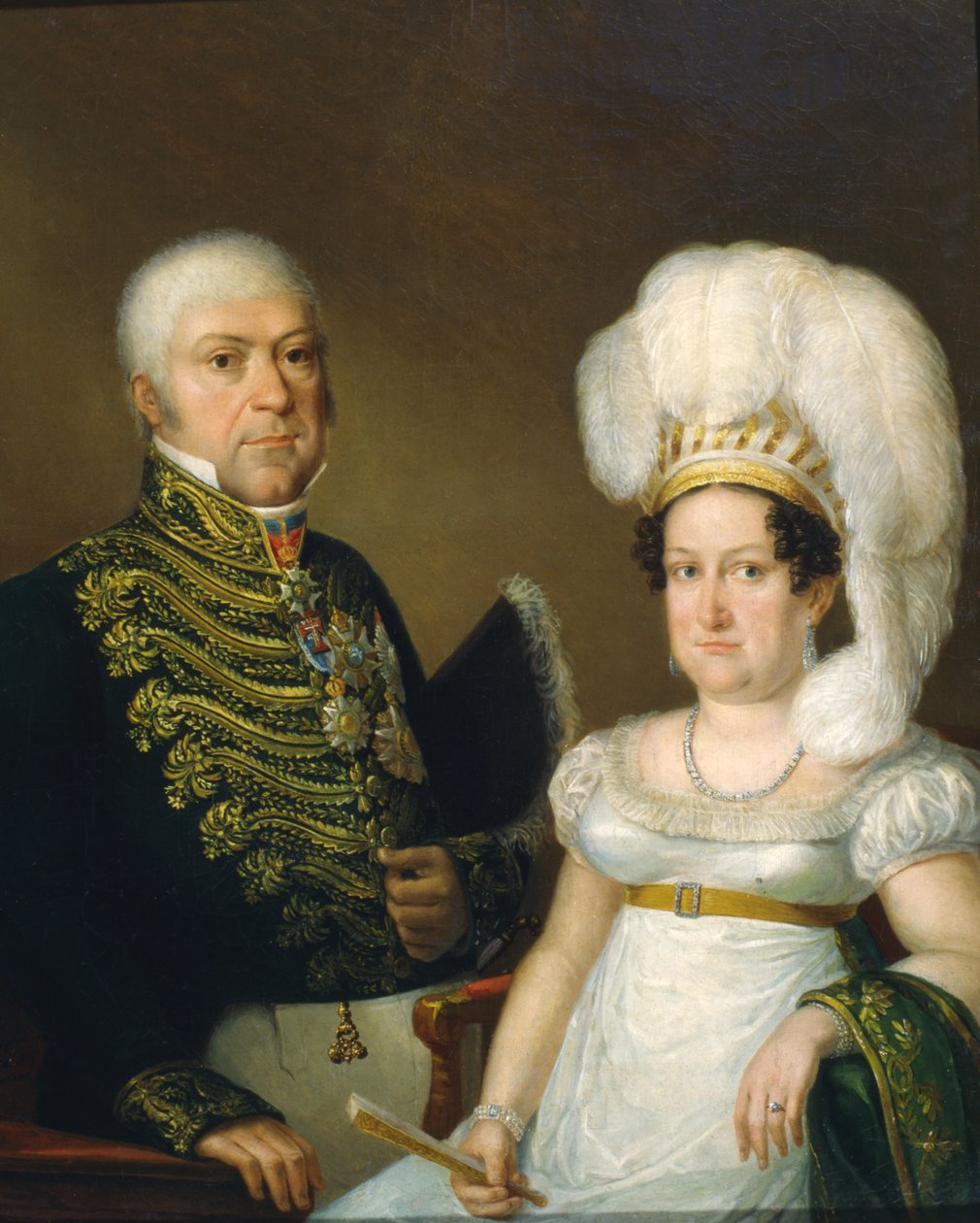 Retrato de um general e sua esposa de Angelica Kauffmann