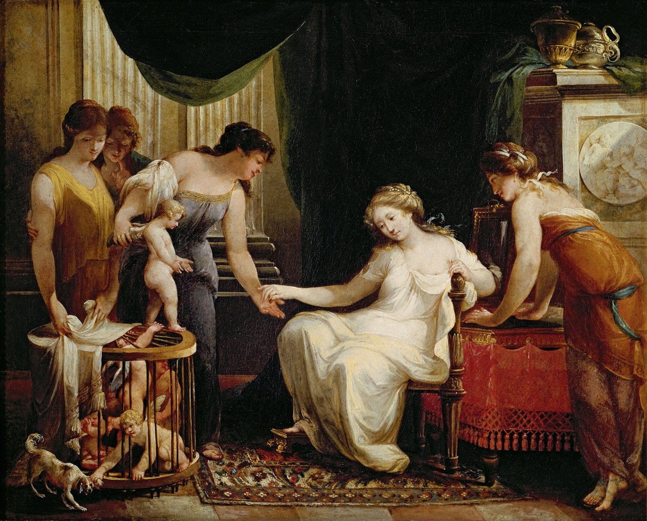 Vendedor de amor de Angelica Kauffmann