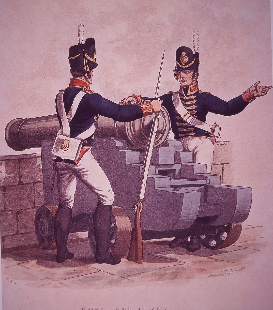 Artilharia (cor litho) de Thomas Kelly