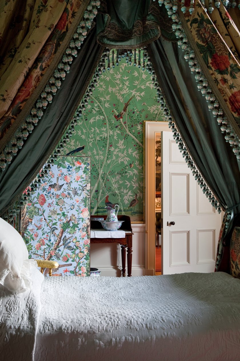 Vestiário da Rainha da Escócia, Chatsworth House, Derbyshire (foto) de Thomas Kelly