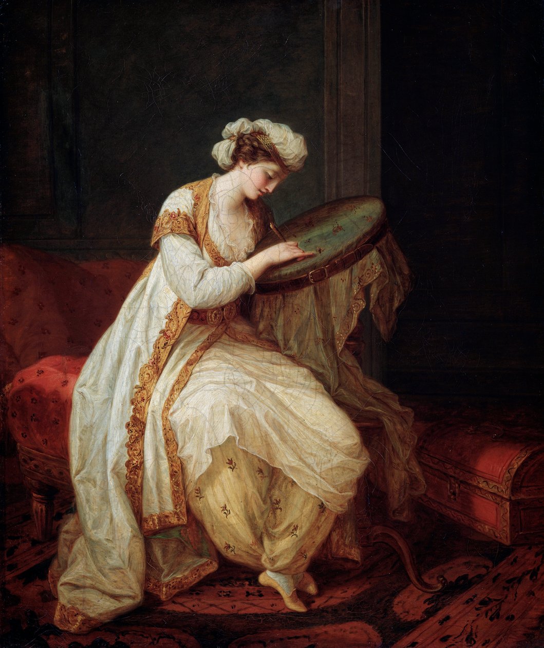 Uma mulher turca, 1773. de Angelica Kauffmann