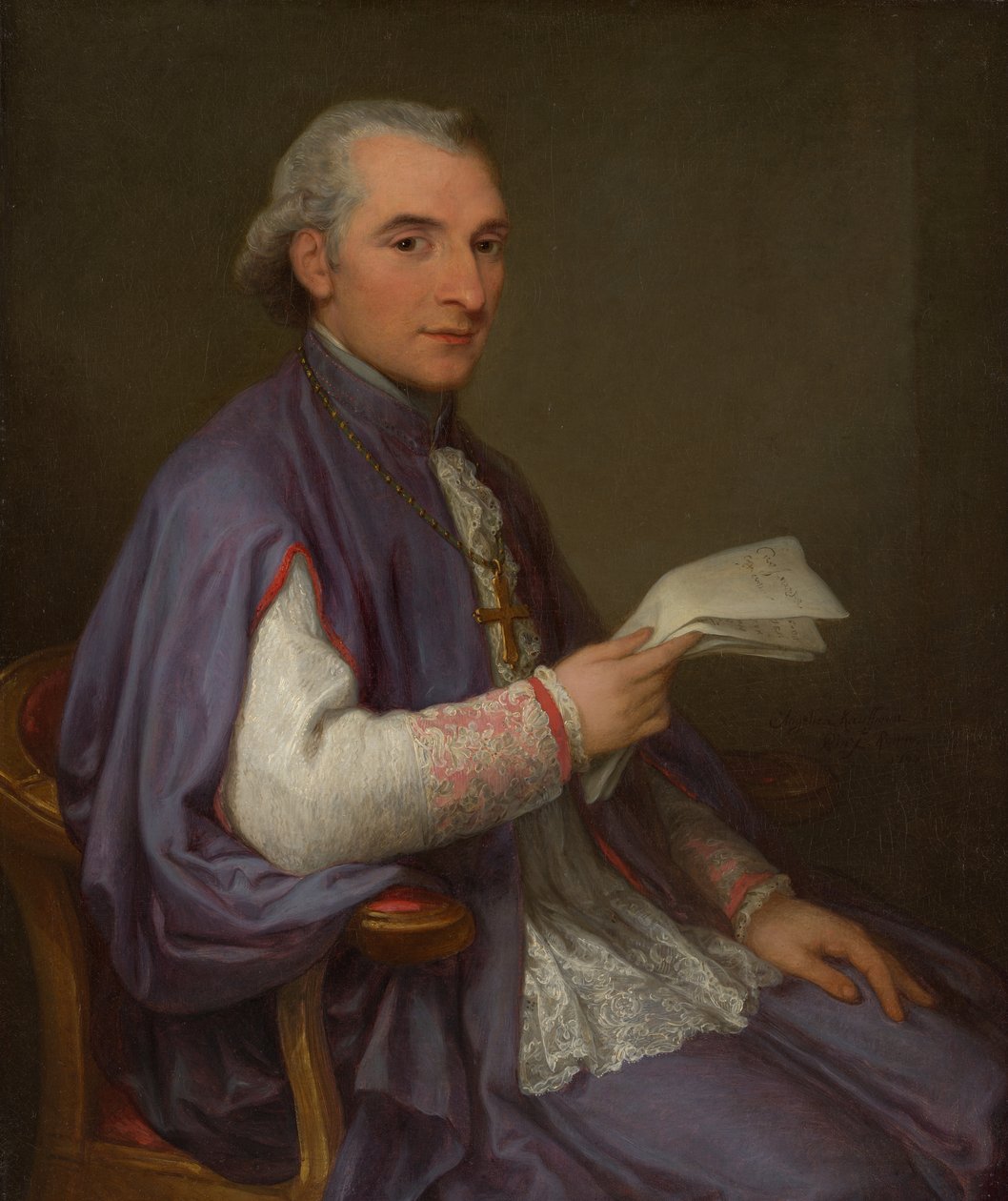 Dom Giuseppe Spina 1756-1828, 1798. de Angelica Kauffmann