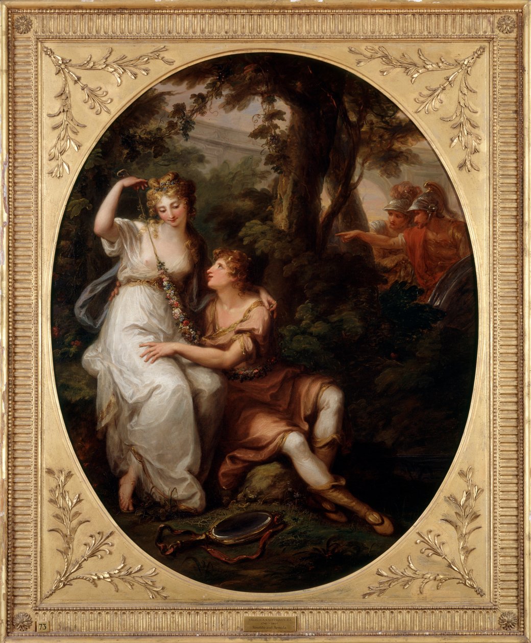 Rinaldo e Armida (óleo sobre tela) de Angelica Kauffman