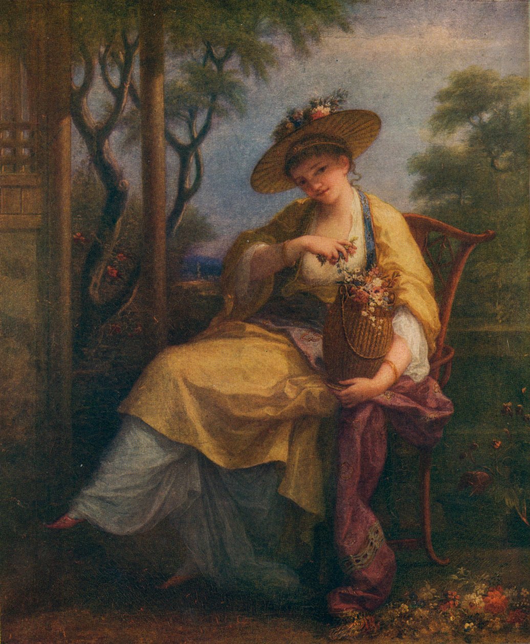 Auto-retrato de Angelica Kauffmann, c1780 de Angelica Kauffmann