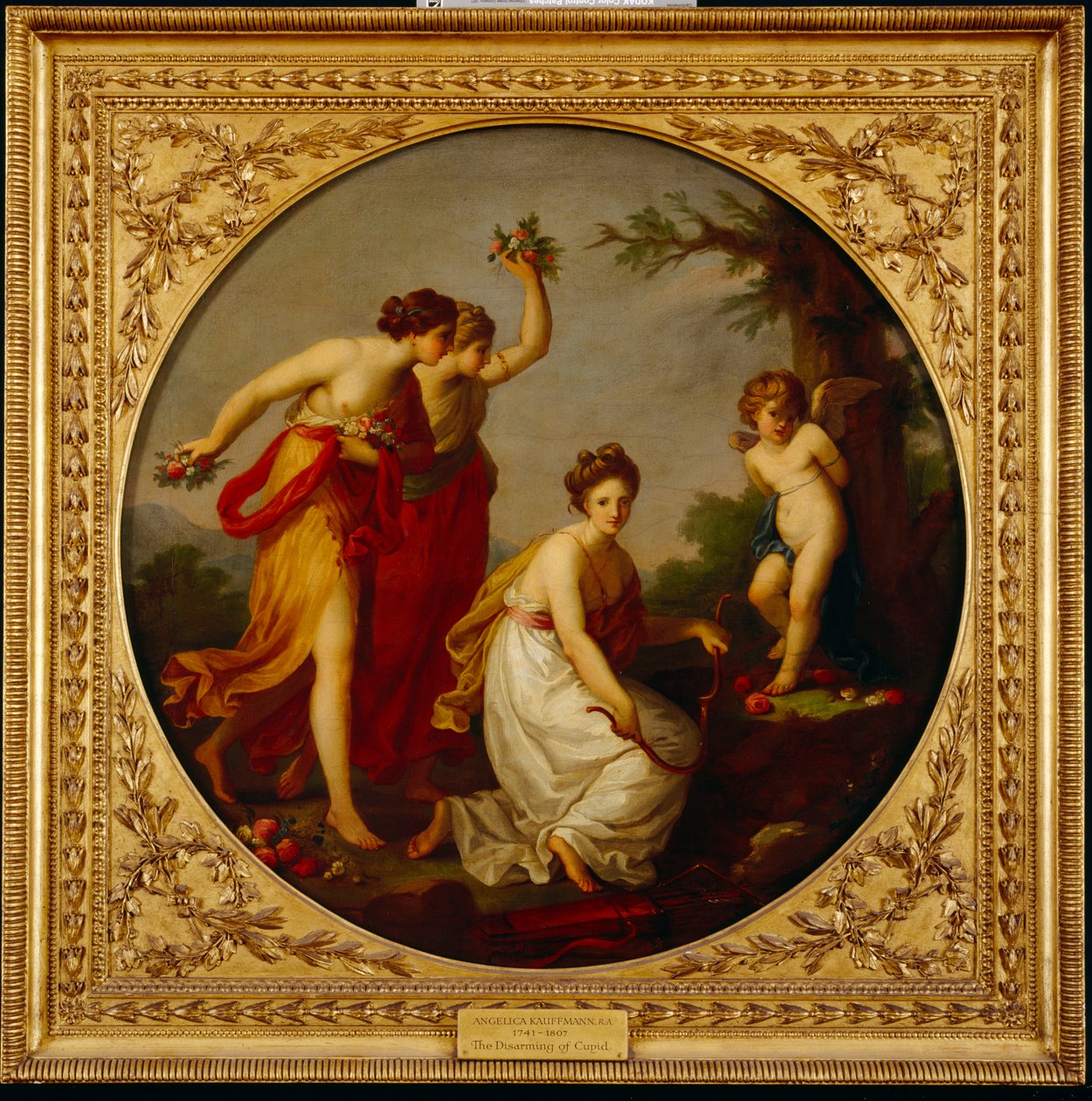 O desarmamento do Cupido (óleo sobre tela) de Angelica Kauffman