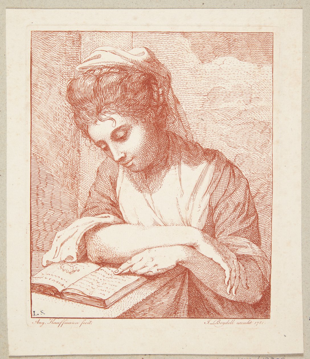 A menina leitora de Angelica Kauffmann
