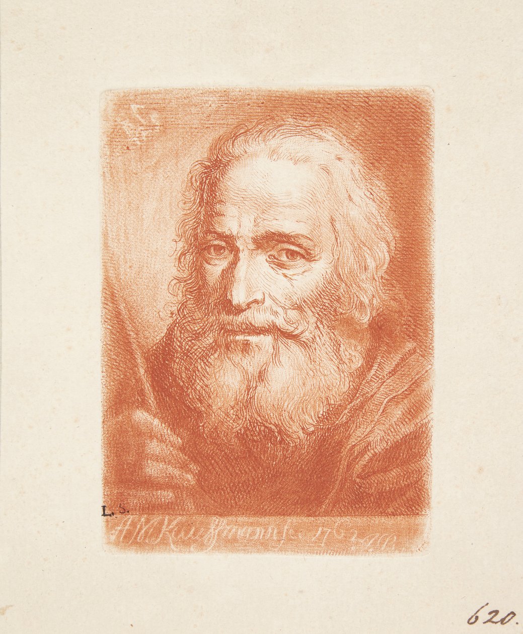 O velho barbudo de Angelica Kauffmann