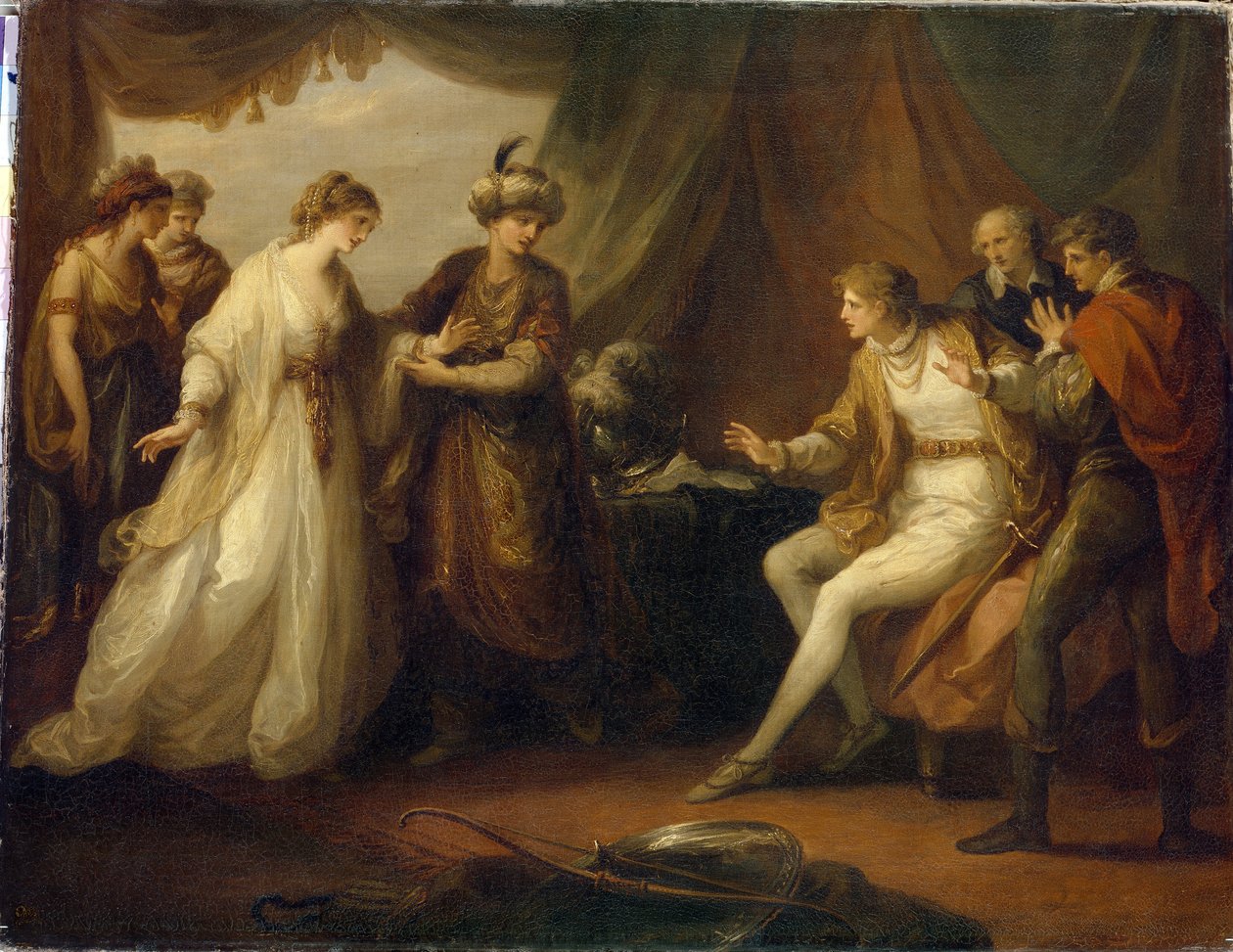 Eleanor ressuscita (ou Alienor de Castela de Angelica Kauffmann