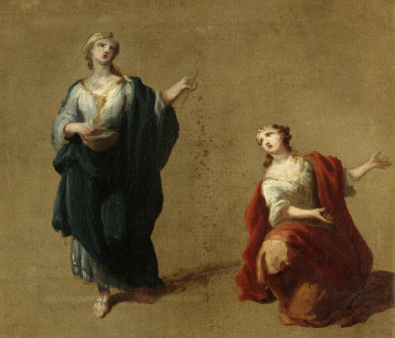 Figura Estudo de Angelica Kauffmann