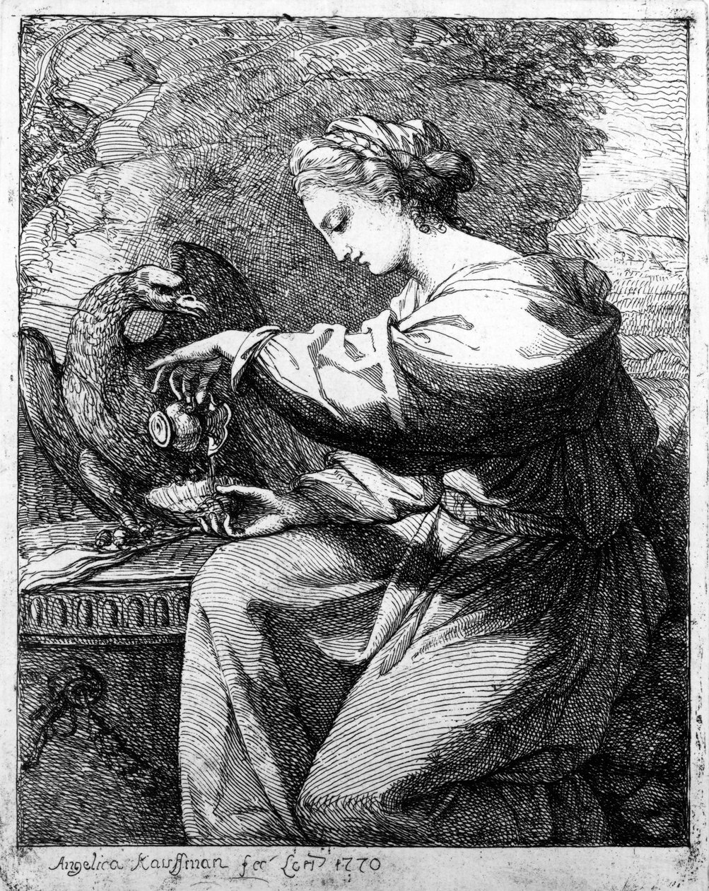 Hebe, 1770 de Angelica Kauffmann