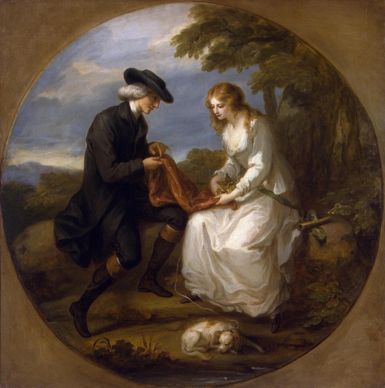 Maria Louca de Angelica Kauffmann